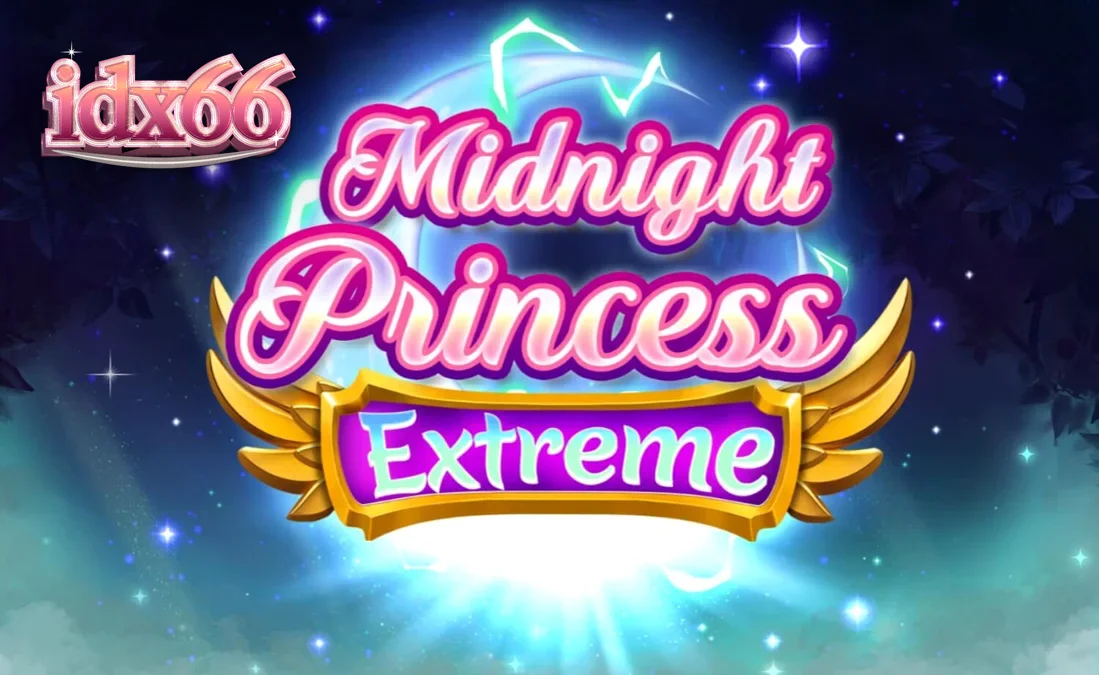 Tampilan visual slot Midnight Princess Extreme dengan latar belakang kosmik dan karakter putri anime.